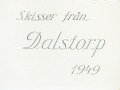 Skisser från Dalstorp - 1949