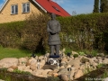 Katten har flyttat in i stenpartiet